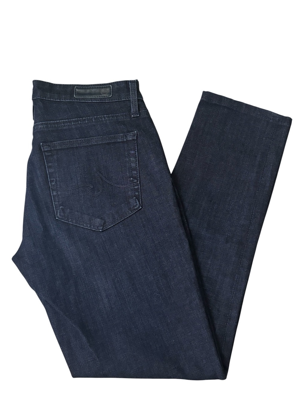 AG Adriano Goldschmied Prima Ankle Cigarette Jeans Blue Dark Wash Sz 25 Preppy